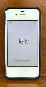 Apple iPhone 4 (version GSM) / iPhone / iPhone 4 / iPhone 4 fonctionnel avec coque - Photo 1 sur 4