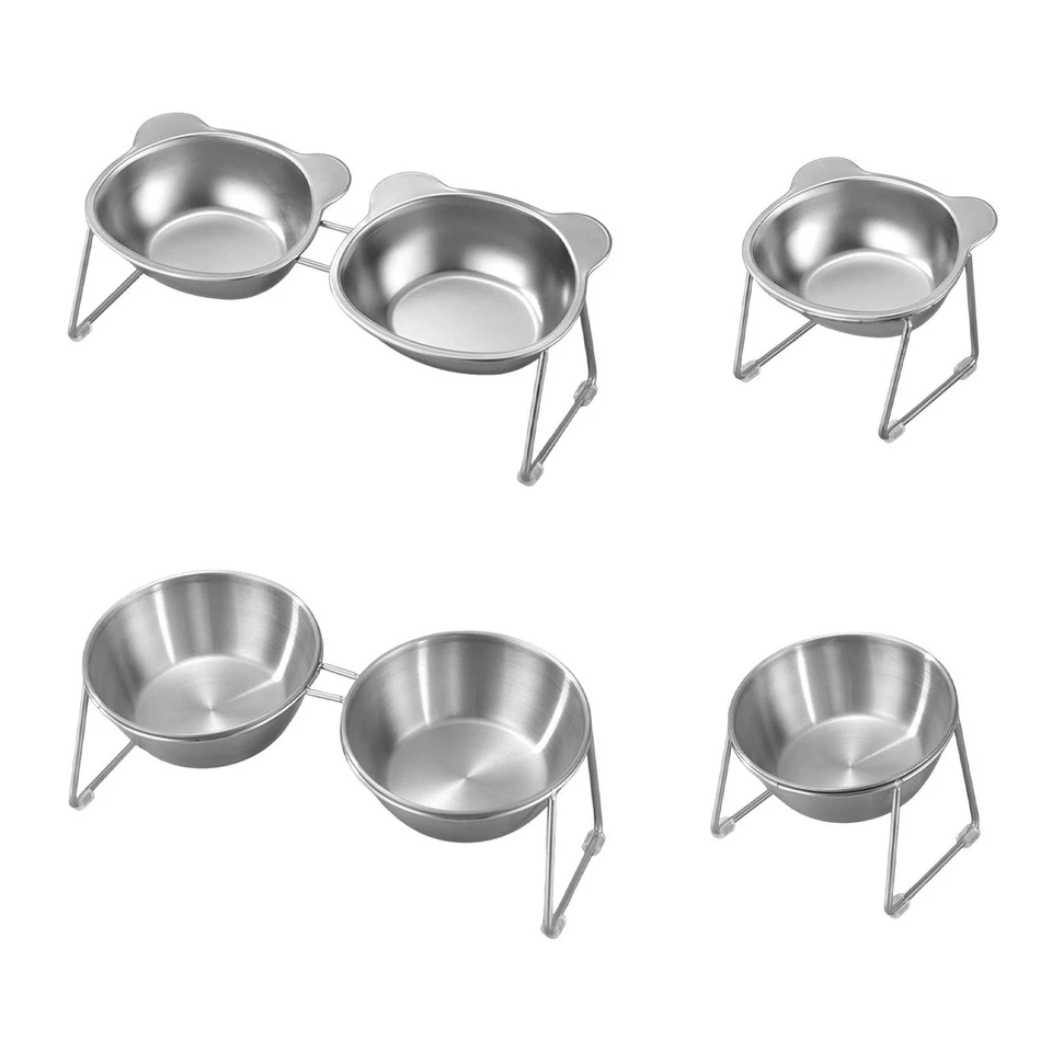 Cat Food Bowl Raised Pet Feeder Decor Pet Supplies Accessories Nonslip Container - Bild 1 von 1