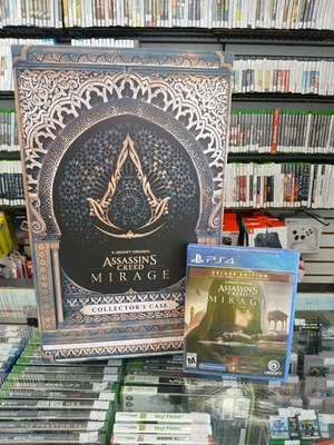 Ubisoft Assassin's Creed Mirage Collector's Case w/ PS4 Deluxe Edition Game - Image 1 of 4