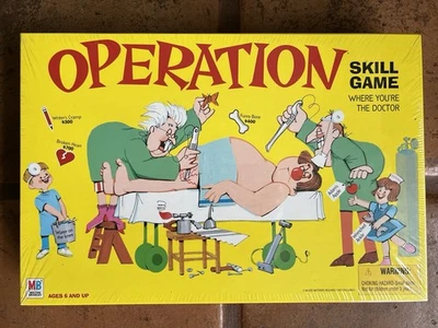 Operation Board Game 1999 Hasbro Milton Bradley - New Sealed Classic Skill Game - Image 1 of 4