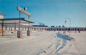 Bruce MacDonald Motor Lodge & Restaurant Photochrome Postcard Ottawa 1960 - Picture 1 of 2