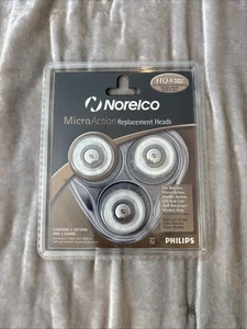 Nuevo de Lote Antiguo Cabezales de Afeitadora de Repuesto Norelco HQ4 Micro Acción Elevación y Corte Philips - Imagen 1 de 3