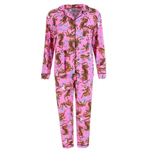 Mentally Exhausted Women's Tiger Notch Collar Set - Picture 1 of 8