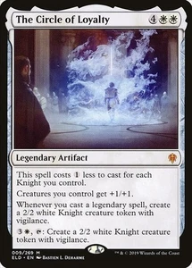 The Circle of Loyalty 1x FOIL ELD MTG Throne of Eldraine Mythic MINT white - Picture 1 of 1