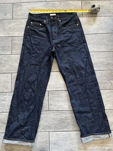 wide leg selvedge denim jeans men - Picture 1 of 13