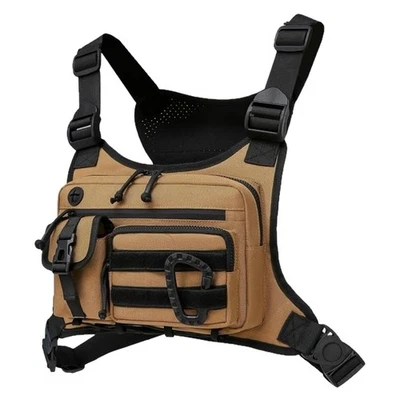 Deporte Correr Combate Pecho Plataforma Bolsa Frontal Kit de Reconocimiento Paquete Chaleco Protector  Foto 1 de 4