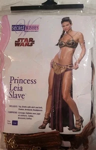 Princess Leia Secret Wishes Slave Costume - Ladies - Large - 10-14 - Rubies - Picture 1 of 7