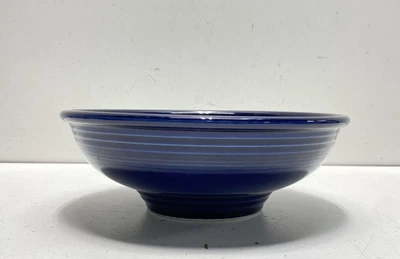 Fiesta Bowl 9.5 英寸宽。 Cobalt Blue Footed Pedestal HLC- 碗 — 第 1/4 张图片