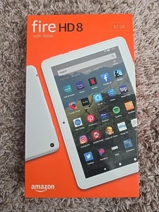 Amazon Fire HD 8 (10th Generation) 32GB, Wi-Fi, 8in - White (with Special... - Picture 1 of 4