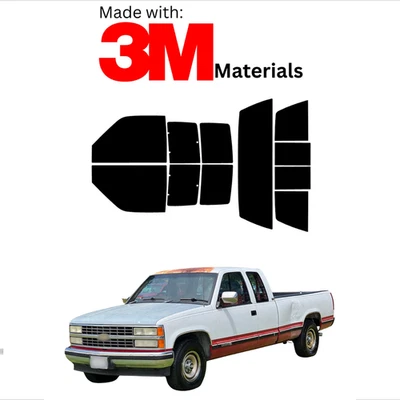 Tinte de ventana precortado para Chevrolet Slvrdo 2500 2 puertas 90-92 cerámica hecho con 3M Foto 1 de 4