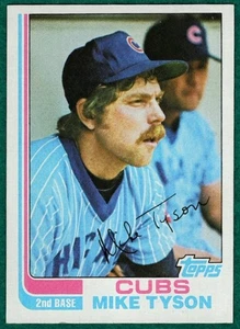 Mike Tyson - 1982 Topps #62 - Chicago Cubs Baseball Card - Picture 1 of 2