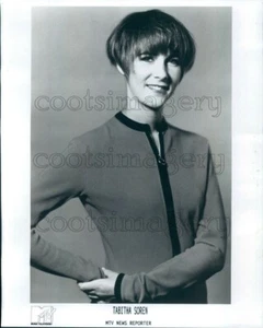 1993 Press Photo MTV News Reporter Tabitha Soren - Bild 1 von 2