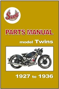 SCOTT Parts Manual All Twins 1927 1928 1929 1930 1931 1932 1933 1934 1935 1936 - Picture 1 of 4