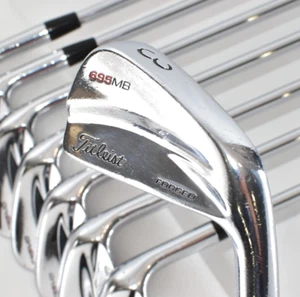 8p Titleist 695 MB Forged 3-4-5-6-7-8-9-PW RH Golf Iron Set DG S300 Stiff Club - Picture 1 of 23