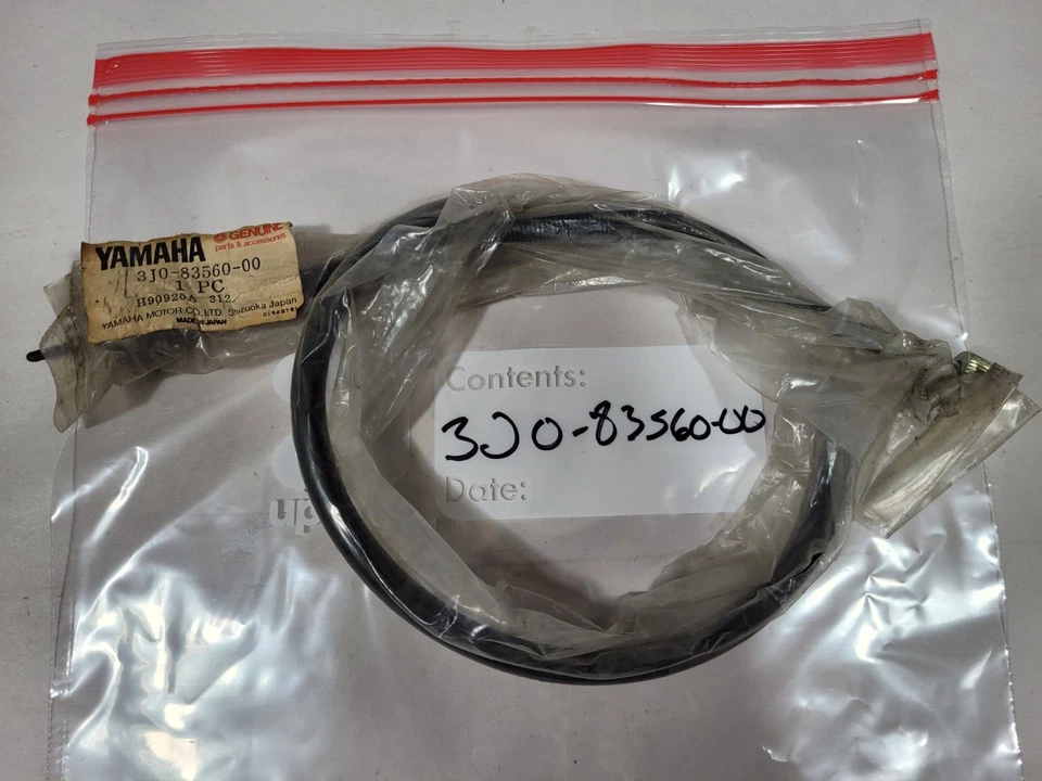 Cable de tacómetro NOS Yamaha OEM, 1980-1981 DT125 Foto 1 de 1
