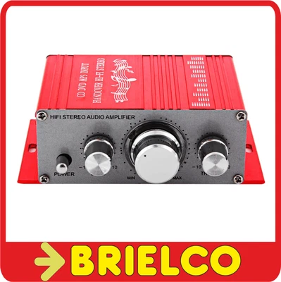 AMPLIFICADOR ESTEREO ETAPA POTENCIA COCHE MOTO 2X25W ENTRADA CD DVD MP3 BD9250 - Imagen 1 de 2