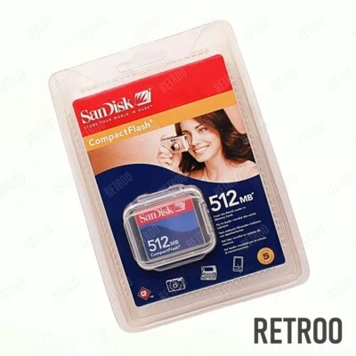 SanDisk Compact Flash 512MB CF Type-I Memory Card for Digital Cameras New - Image 1 of 2
