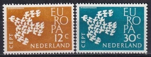 Netherlands 1961 Yvert #738/39 Europe CEPT MNH VF - Picture 1 of 1