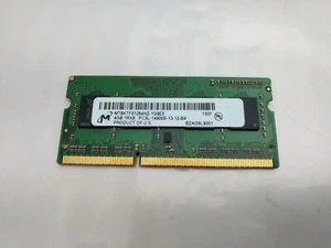 Micron 4 GB SO-DIMM 1600 MHz PC3-12800 DDR3 SDRAM Memory (MT8KTF51264HZ1G6E1) - Picture 1 of 1