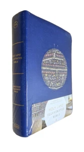 VERSIEGELT - Holy Land Illustrated Bible Leather Touch Navy Christian Standard Bible - Bild 1 von 6