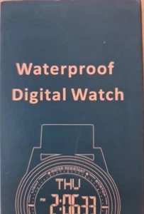 Uhr, Waterproof  Digital Watch, Sport - Uhr, Armbanduhr, schwarz - Bild 1 von 7