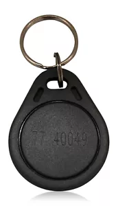 200 RFID Proximity Key Fobs 26 Bit Wiegand H10301 Keyless 125 kHz--Thin, Grey - Picture 1 of 2