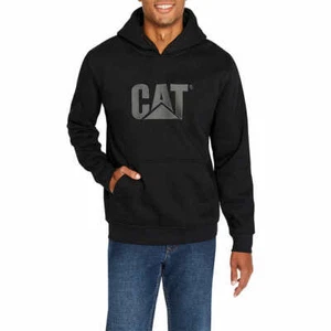 Caterpillar Men’s Hoodie Embroidered CAT BLACK SIZES  (S),M & (XL) & GRAY M &XL - Picture 1 of 6