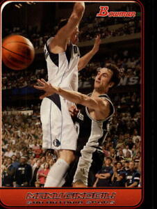 2006-07 Bowman San Antonio Spurs Basketball Card #68 Manu Ginobili