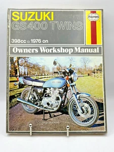 Vtg Haynes Suzuki GS400 Twins 398cc 1976 On Owners Workshop Manual 415 - Picture 1 of 10