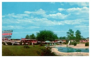 Tradewinds Motel Hilliard, Florida Olympisches Schwimmbad Postkarte -525 - Bild 1 von 2