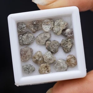 Lote de diamantes naturales en bruto de origen ético diamante irregular africano - Imagen 1 de 10