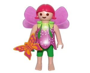 Playmobil Niña Hada con Alas Rosa y Mariposa - C23 - Imagen 1 de 4