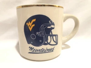 1988-West Virginia University Mountaineers Football Helmet/Schedule Col. Mug - Picture 1 of 12