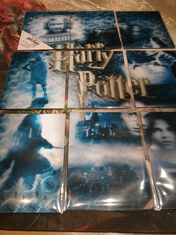 World of Harry Potter 3D Series 2, Complete Puzzle Chase Card Set PZ1-9 - Image 1 of 1