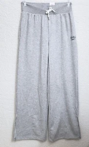 Justice Sports Girls Wide Leg Pull on Pants Size XL 16/18 Tall Bottom Split Gray - Picture 1 of 12