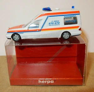 Micro Herpa Ho 1/87 Mercedes Binz Ktw E 200 T Ambulance Medicall #044110 IN Box - Picture 1 of 9
