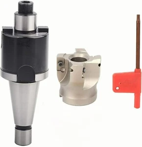 BAP400R 50-22 4F 50mm CNC Face Milling Cutter + NT30-FMB22 M12 Shell Mill Arbor - Picture 1 of 4