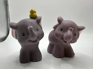 Fisher Price Little People Paar 2 BABY ELEFANTEN Noah’s Arche Tier Zoo 2007 - Bild 1 von 10