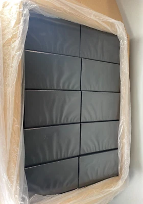 Lote de 100 estuches de almacenamiento de cinta VHS negros funda vacía funda completa con bujes Foto 1 de 4