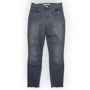 Pantalones de mezclilla Frank & Eileen Sligo para mujer 27 gris lavado tiro alto ajustados elásticos $298 - Imagen 1 de 17