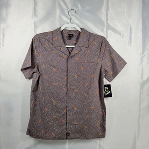 NWT Art Class Button Up Shirt Skateboards Graphics on Gray Youth Sz XL (16) - Picture 1 of 5