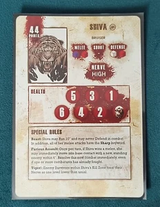 Shiva Bruiser The Walking Dead Character Card All Out War Sleeved - Picture 1 of 2