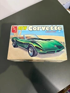 AMT 1973 CHEVROLET CORVETTE CONVERTIBLE SEALED INSIDE - Picture 1 of 8