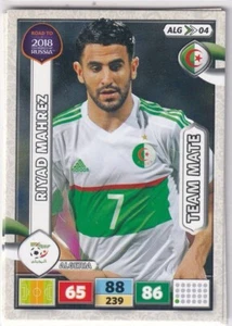 Panini Soccer Road To Russia 2018 Adrenalyn Card No. ALG 04 Riyad Mahrez - Picture 1 of 1