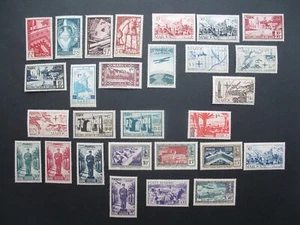 Maroc Stamps French Colonies 1950-1951  N° 288 à 305+PA74 à 83 neuf */** C:93€ - Imagen 1 de 2