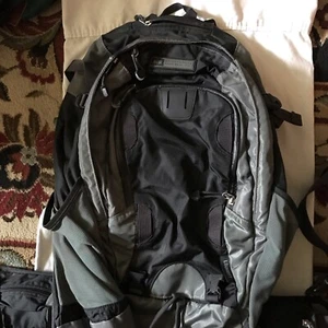 REI Lookout Large Hiking Backpack Quality Outdoor Camping Daypack Grey & Purple  - Picture 1 of 3