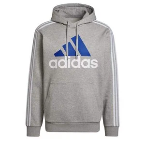 Adidas Essentials Fleece 3-Stripes Logo Men's Hoodie - RRP £45.00 - Picture 1 of 6