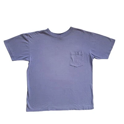 Camiseta De Colección Años 90 Banana Republic Safari y Viaje Púrpura Bolsillo Cuello Redondo S Foto 1 de 4