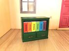 Sylvanian Families TOMY Furniture Green Bookcase Rainbow Book Set Calico Critter
