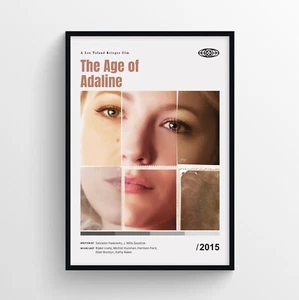L'età di Adaline Poster Film Stampa, Wall Art - Senza cornice - Foto 1 di 3
